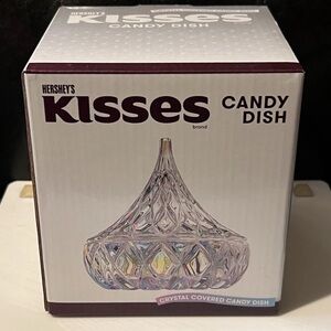Hershey Kisses Iridescent Crystal Candy Dish